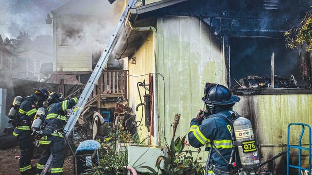 1 dead after home catches fire in Crockett