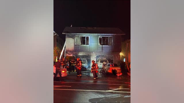 3 vehicles destroyed in Daly City fire that spread to home's garage