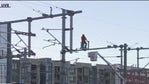 Man climbs power lines above Caltrain in San Francisco, halting service for hours