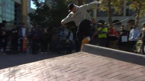 Skate park debuts at San Francisco's UN Plaza