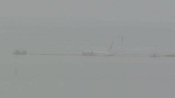 All 9 aboard US Navy plane that overshot runway escape injury, Hawaii official says