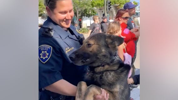 Livermore police say goodbye to beloved K9 Bugsy