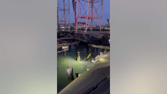 Man rescued from collapsed San Francisco pier
