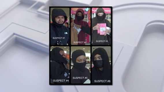 Colma police searching for 6 suspects in retail theft