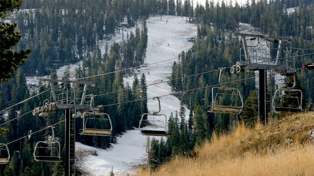 Warm weather delays reopening of 2 Tahoe ski resorts