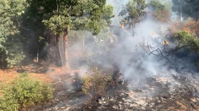 Multiple fires erupt near Highway 13 in Oakland