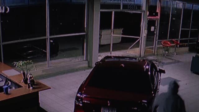 Thieves raid Hayward car dealership, return for more