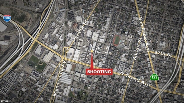 Driver shot while traveling through Oakland