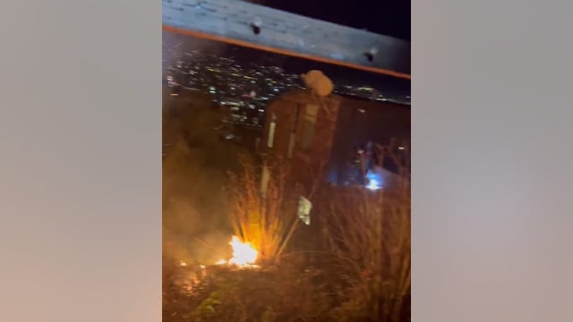 Crews respond to brush fire in Potrero Hill