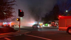 Two-alarm commercial fire sparks in San Jose on morning of NYE