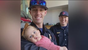 Baby reunites with Livermore-Pleasanton firefighters who saved her life