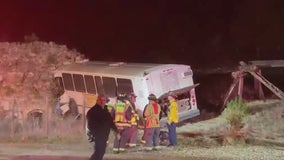 UC Santa Cruz bus crashes into historic structure, 6 sent to hospital