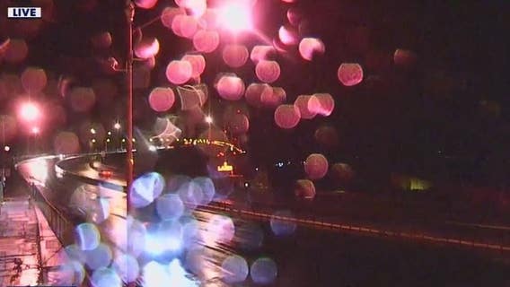 Bay Area showers cause slick roads, car crashes