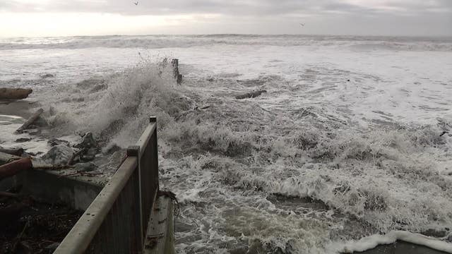 Evacuation warnings lifted after high surf and flooding shut down Santa Cruz, coastal areas