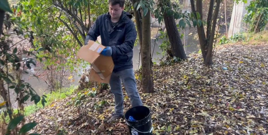 San Jose State grad continues streak of trash removal hours before receiving degree