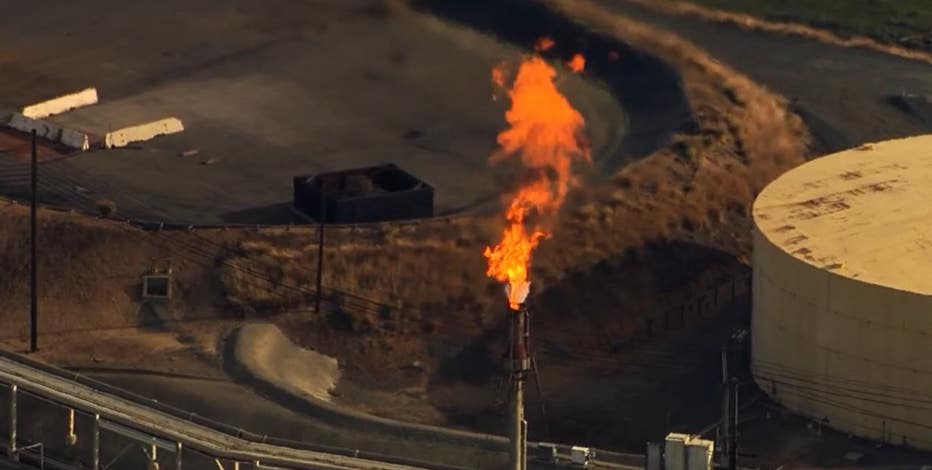Health officials conduct surprise inspection at Martinez refinery after flaring, hazardous spills