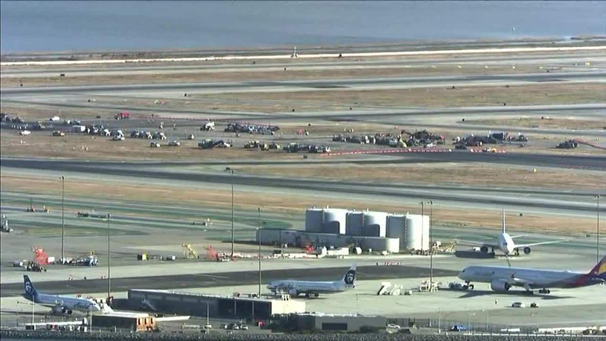 SFO finishes $215M runway repaving project two days early