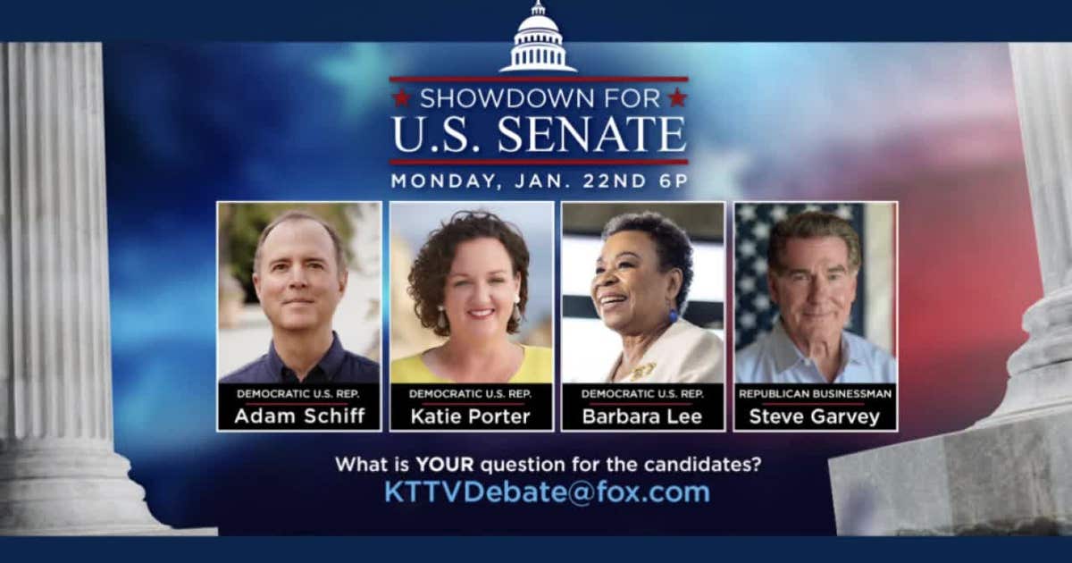 California Senate debate: watch top 4 candidates face off | KTVU FOX 2