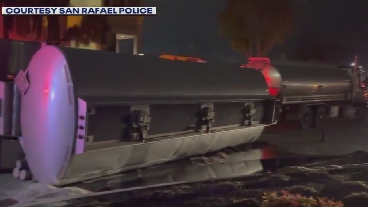 Overturned fuel tanker closes roads in San Rafael - Vimarsana News