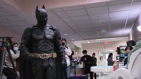 'Batman' cheers up children in Bay Area hospitals