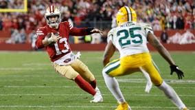 Niners win as CMC's 2nd TD rallies the 49ers to 24-21 playoff win over Packers