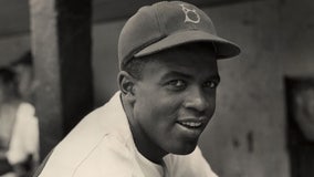 Stolen Jackie Robinson statue found burned, remains in trash can