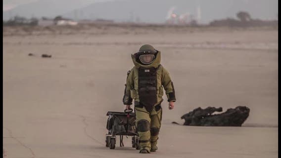 Bomb found on Santa Cruz beach