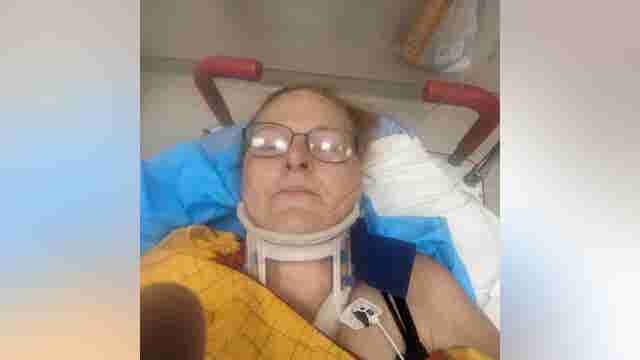Oakland mother of 6 suffers broken back after speeding driver slams into her truck