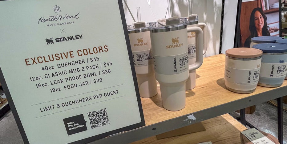 Stanley products contain 'some lead,' company says as insulated steel tumblers surge in popularity