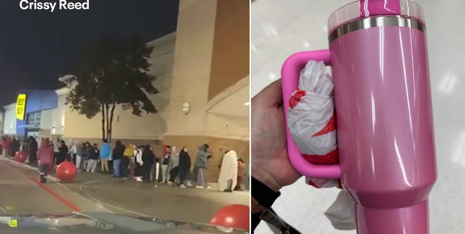 Starbucks pink Stanley cups: Shoppers line up at Targets at 3 a.m.
