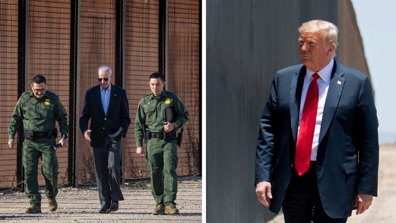 Biden, Trump Visit Southern Border Cities, Highlighting Immigration As ...