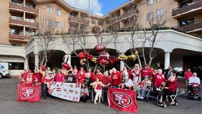 Senior citizens root for 49ers in Redwood City, wager with opponents in KC