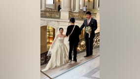 Over 150 marry at San Francisco City Hall on Valentine's Day