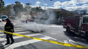 Underground vault fire in San Francisco closes busy intersection