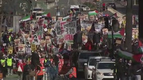 Protesters calling for ceasefire briefly shut down Central Freeway in San Francisco