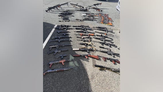 Illegal firearms, one million rounds of ammo seized from Richmond home