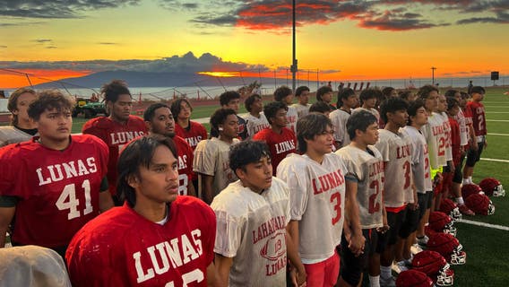 Lahaina high school football captains honored with Super Bowl trip