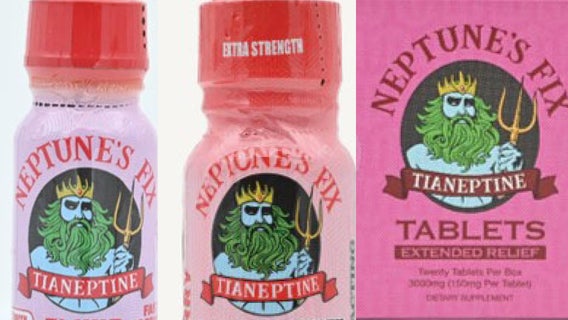 Neptune's Fix, tianeptine product, recalled over life-threatening overdose risks