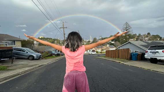 San Francisco Bay Area weather: Off-and-on rain showers and rainbows continue