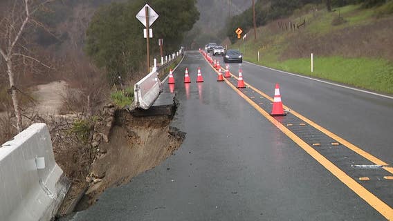 Highway 84 closed for emergency repair work after road slipout