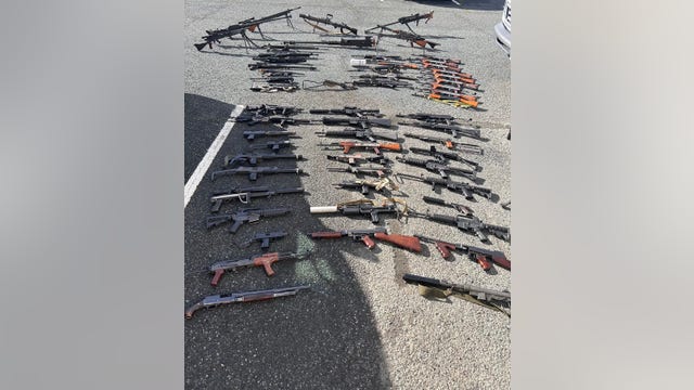Illegal firearms, one million rounds of ammo seized from Richmond home