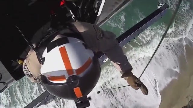 Crash victim rescued after two days stranded on Big Sur cliff