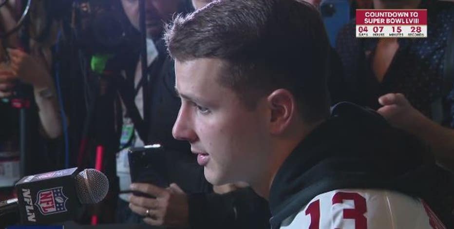 Humble 49ers QB Brock Purdy says it's a 'blessing' to have great supporting cast