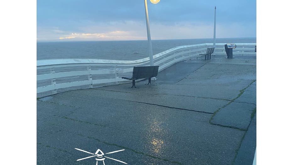 Santa Cruz Wharf damaged after being battered by storm