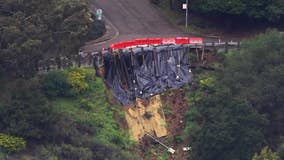 Oakland Hills landslide continues to threaten Tunnel Road after 8 years