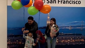 Family separated for 5 years reunited in emotional embrace at SFO