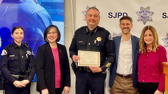 San Jose police sets goal of 30% women officers by 2030