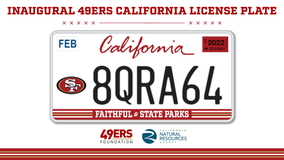49ers fans invited to reserve inaugural team license plate