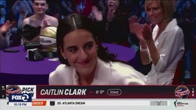 Caitlin Clark #1 pick in the WNBA draft, Stanford's Cameron Brink #2 pick