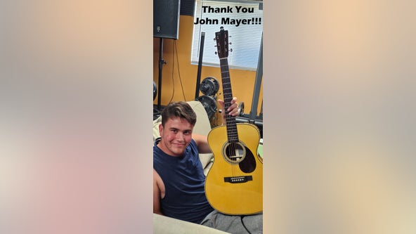 John Mayer gifts North Bay autistic teen with music dreams a guitar
